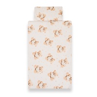 2-częściowa pościel New Baby Love Teddy Bear 90/120 cm beige