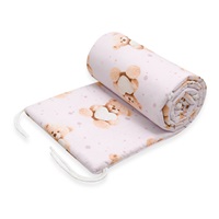 Ochraniacz do łóżeczka New Baby Love Teddy Bear pink