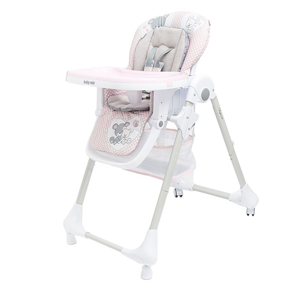 Krzesełko do karmienia Baby Mix Infant pink