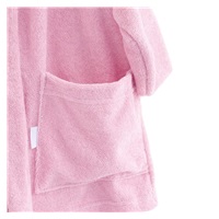 Dziecięcy frotte szlafrok New Baby pink