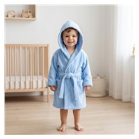 Dziecięcy frotte szlafrok New Baby blue