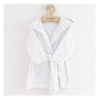 Dziecięcy frotte szlafrok New Baby white