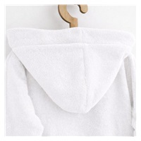 Dziecięcy frotte szlafrok New Baby white