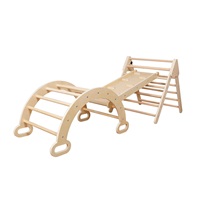 Drewniany zestaw wspinaczkowy Montessori / Pikler Baby Mix