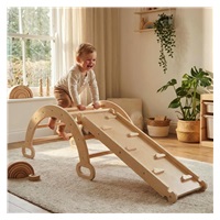 Drewniany zestaw wspinaczkowy Montessori / Pikler Baby Mix