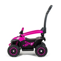 Dziecięcy jeździk z rączką Baby Mix Mega niebieski (Jak nowe)