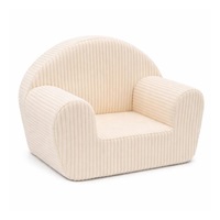 Fotel dziecięcy sztruksowy New Baby cream