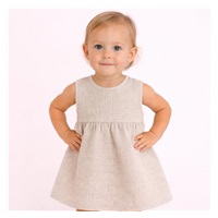 Niemowlęca muślinowa sukienka New Baby Ella linen