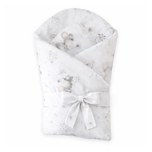 Rożek bawełniany New Baby Cute Mouse  80x80 cm