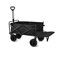Składany wózek transportowy Baby Mix czarny