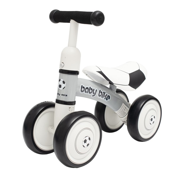 Jeździk Baby Mix Baby Bike czarno biały football