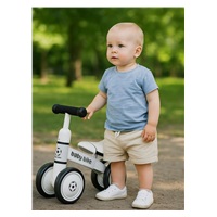 Jeździk Baby Mix Baby Bike czarno biały football