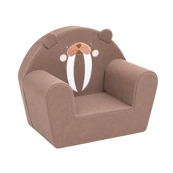 Fotel dziecięcy sztruksowy New Baby Mors