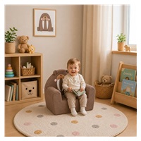 Fotel dziecięcy sztruksowy New Baby Mors