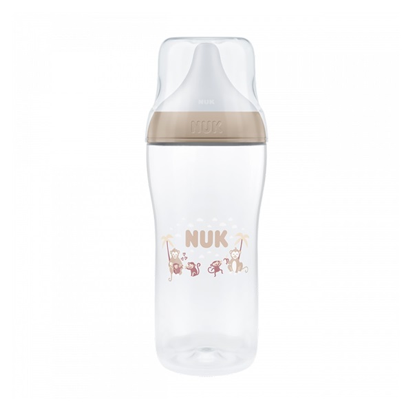 Dziecięca butelka do karmienia NUK Perfect Match Temperature Control XL Monkey 360 ml