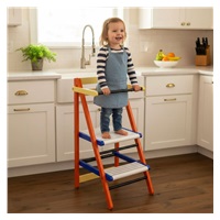Drewniany Kitchen Helper – pomocnik dziecięcy
