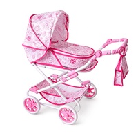 Wózek dla lalek 2w1 New Baby Monika Flowers