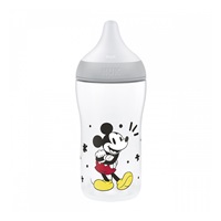 Dziecięca butelka do karmienia NUK Perfect Match Temperature Control Disney Mickey 260 ml grey