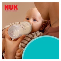Dziecięca butelka do karmienia NUK Perfect Match Temperature Control Disney Mickey 260 ml grey
