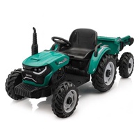 Dziecięcy traktor elektryczny HUGE Baby Mix zielony (Uszkodzone opakowanie)