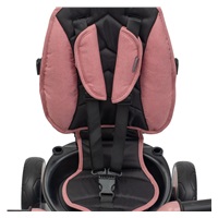 Dziecięcy rowerek trójkołowy Baby Mix 5w1 RELAX 365° różowy (Uszkodzone opakowanie)