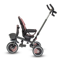 Dziecięcy rowerek trójkołowy Baby Mix 5w1 RELAX 365° różowy (Uszkodzone opakowanie)