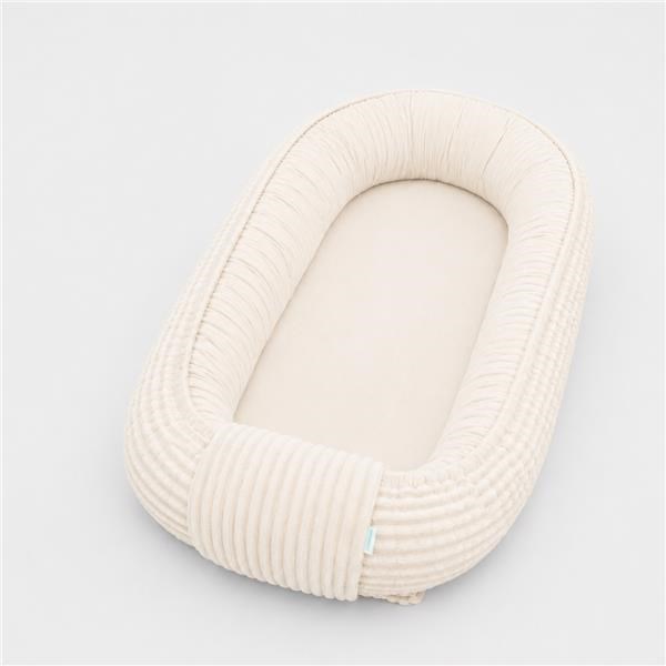 Gniazdko dla niemowląt New Baby Sztruks Cream