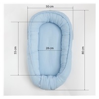 Gniazdko dla niemowląt New Baby Sztruks brown