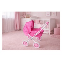 Wózek dziecięcy dla lalek New Baby Ania różowy