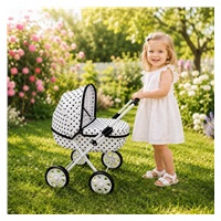 Wózek dziecięcy dla lalek New Baby Ania dots