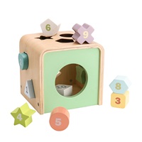 Kostka edukacyjna z kształtami Montessori Baby Mix