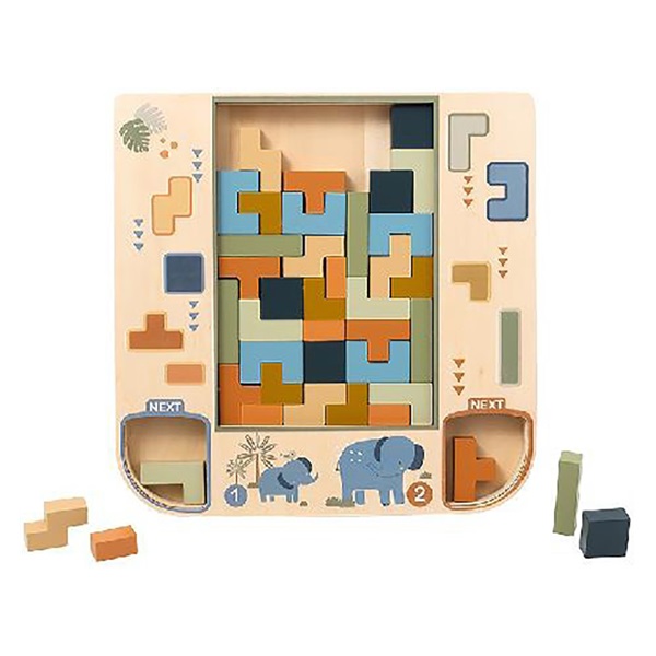 Drewniana tablica dla dzieci 2w1 Montessori Baby Mix
