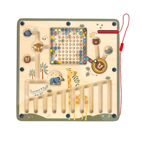 Magnetyczny labirynt Safari Baby Mix