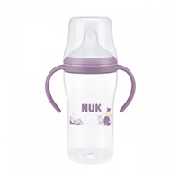Dziecięca butelka do karmienia NUK Perfect Match do nauki picia Hippo 260 ml