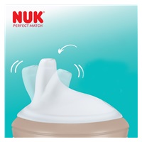 Dziecięca butelka do karmienia NUK Perfect Match do nauki picia Hippo 260 ml