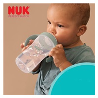 Dziecięca butelka do karmienia NUK Perfect Match do nauki picia Hippo 260 ml