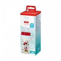 Dziecięca butelka do karmienia NUK Perfect Match Temperature Control Disney Disney Minnie 260 ml red