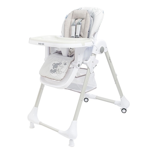 Krzesełko do karmienia Baby Mix Infant grey (Uszkodzone opakowanie)