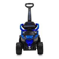 Dziecięcy elektryczny jeździk Baby Mix Ruggy z prowadnikiem niebieski (Uszkodzone opakowanie)