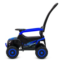 Dziecięcy elektryczny jeździk Baby Mix Ruggy z prowadnikiem niebieski (Uszkodzone opakowanie)
