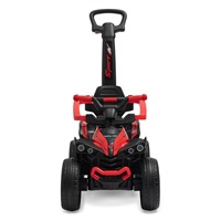 Dziecięcy jeździk z rączką Baby Mix Mega Prime EVA  czerwony (Uszkodzone opakowanie)