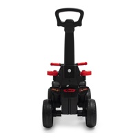 Dziecięcy jeździk z rączką Baby Mix Mega Prime EVA  czerwony (Uszkodzone opakowanie)