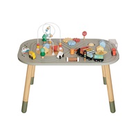Drewniany stolik edukacyjny Montessori z aktywnościami dla dzieci Baby Mix
