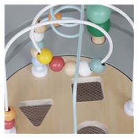 Drewniany stolik edukacyjny Montessori z aktywnościami dla dzieci Baby Mix