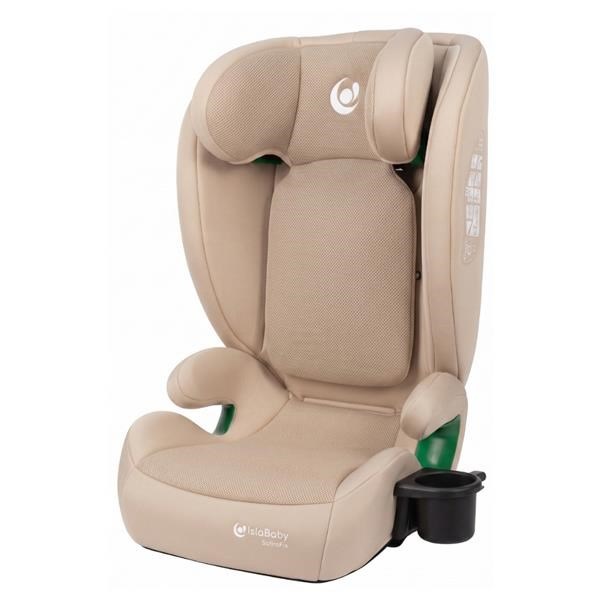 IslaBaby SafiroFix i-Size - fotelik samochodowy 100-150 cm 15-36 kg z ISOFIX | Mesh Beige