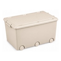 Uniwersalny pojemnik na zabawki na kółkach Tega light beige