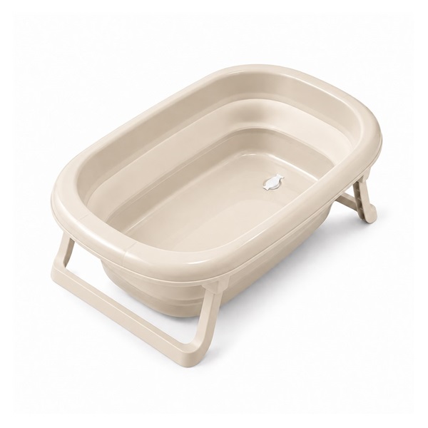 Składana plastikowa wanienka dla dzieci Tega Baby light beige