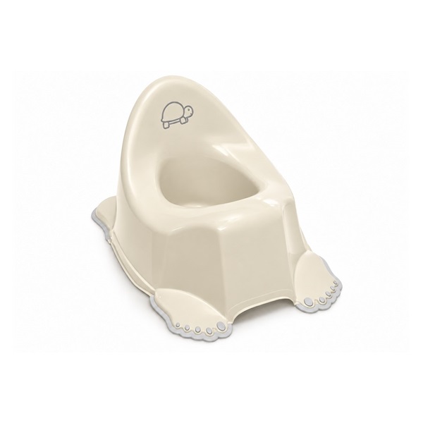 Nocnik antypoślizgowy z pozytywką Turtle light beige