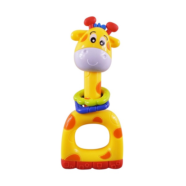 Grzechotka Baby Mix żółta żyrafa
