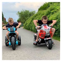 Motocykl na akumulator dla dzieci Baby Mix RACER czerwono-czarny
